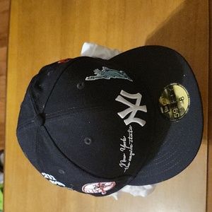 New York Yankees Patches (Blue) Fitted